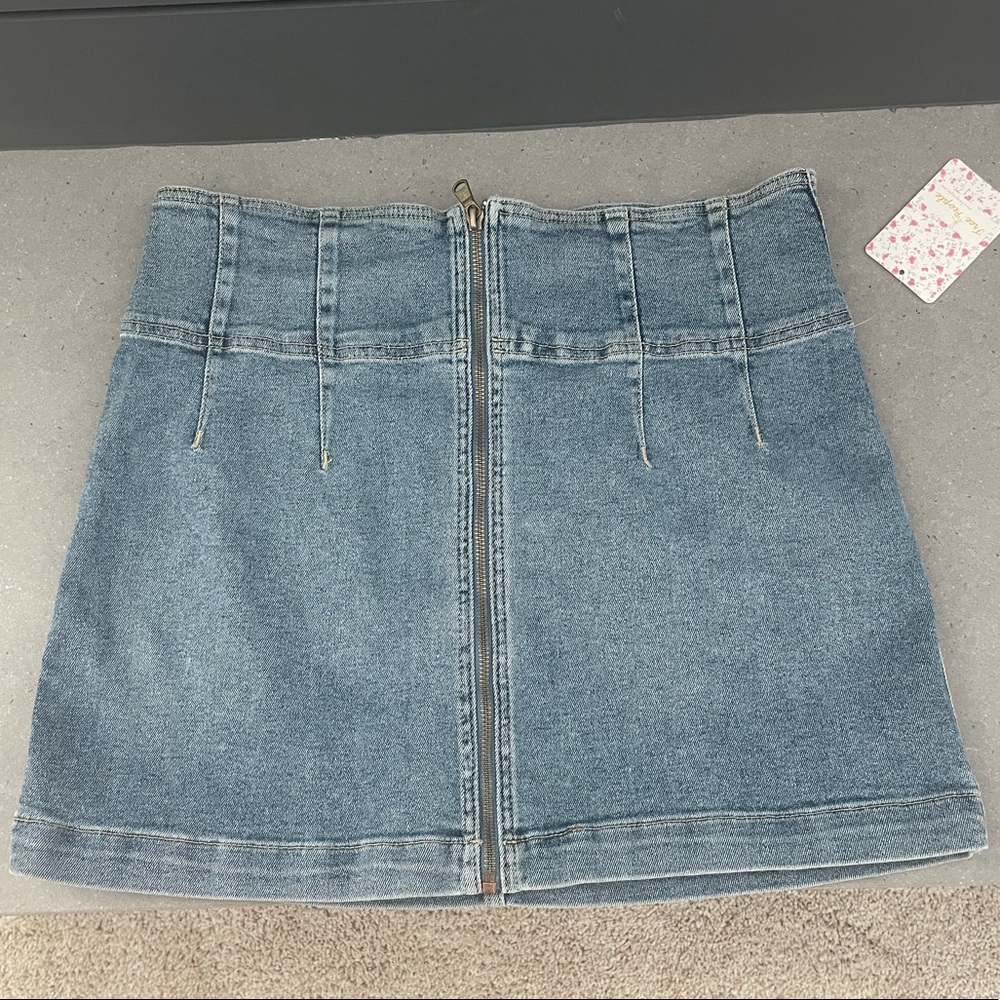Free People Denim Skirt
